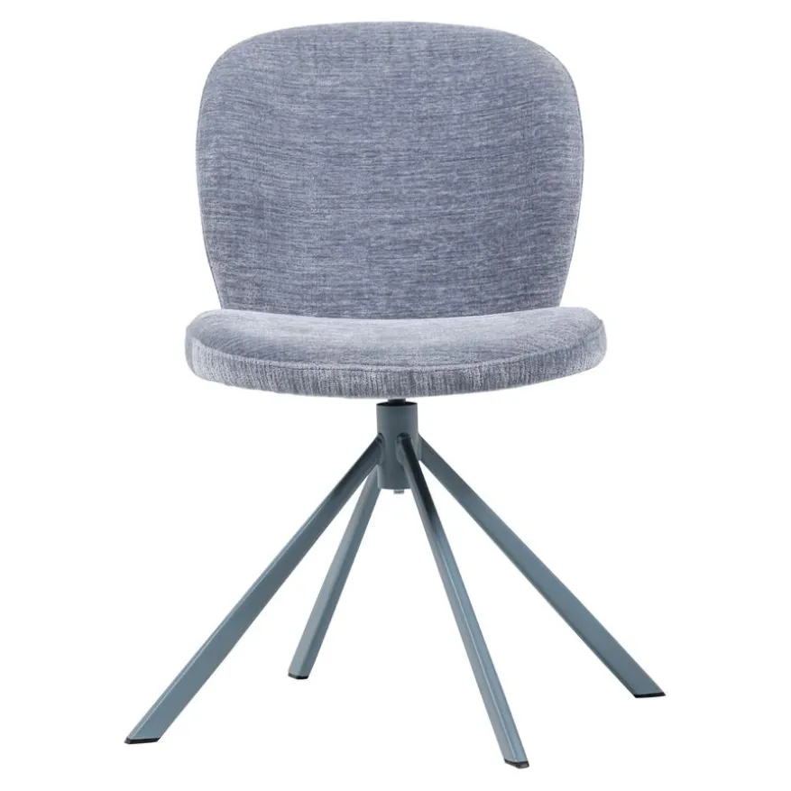 WOOOD Draaibare Eetkamerstoel Femke Blauw