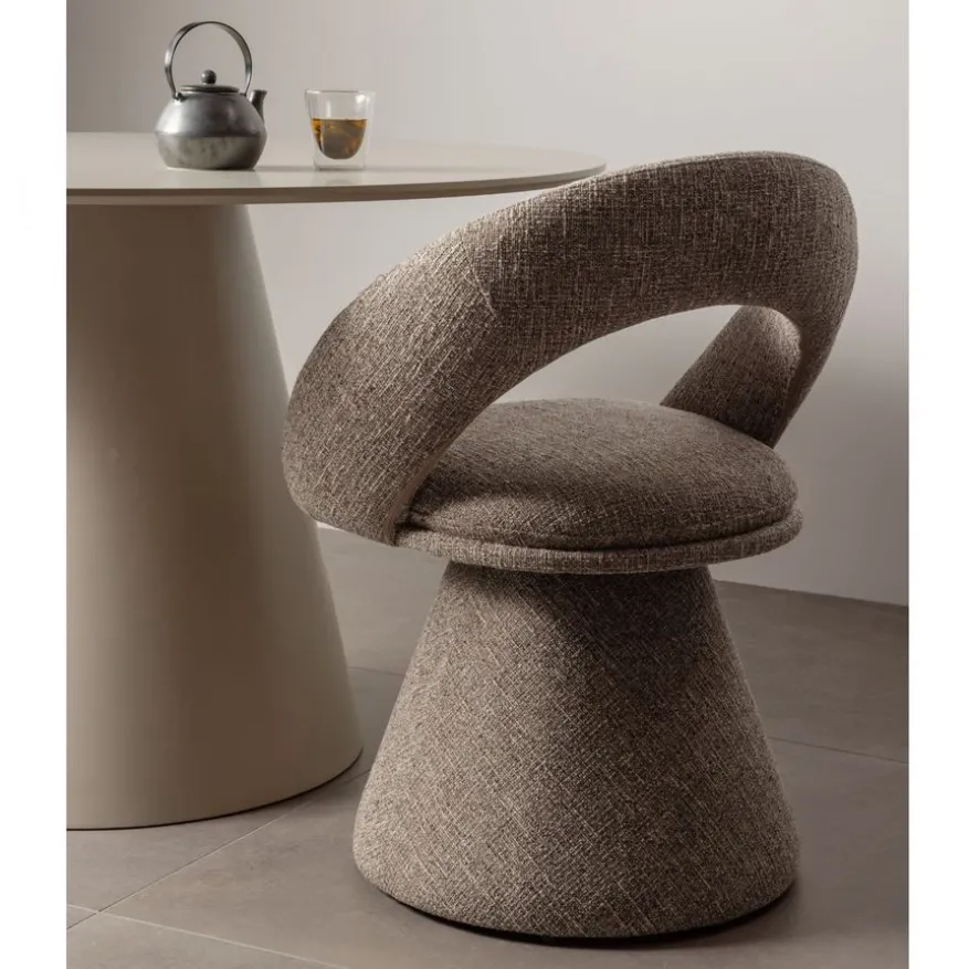 WOOOD Draaibare Eetkamerstoel Winter Beige