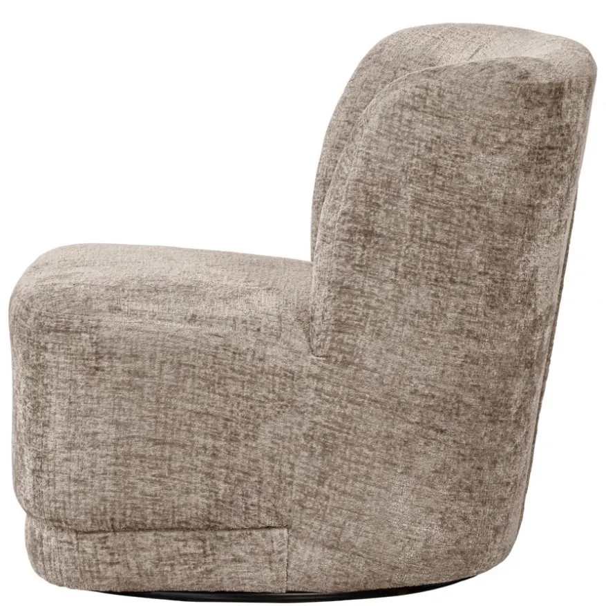 WOOOD Draaifauteuil Atty Zand