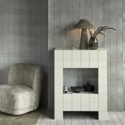 WOOOD Draaifauteuil Atty Zand