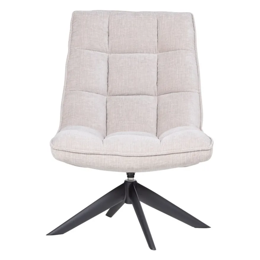 WOOOD Draaifauteuil Jouke Naturel