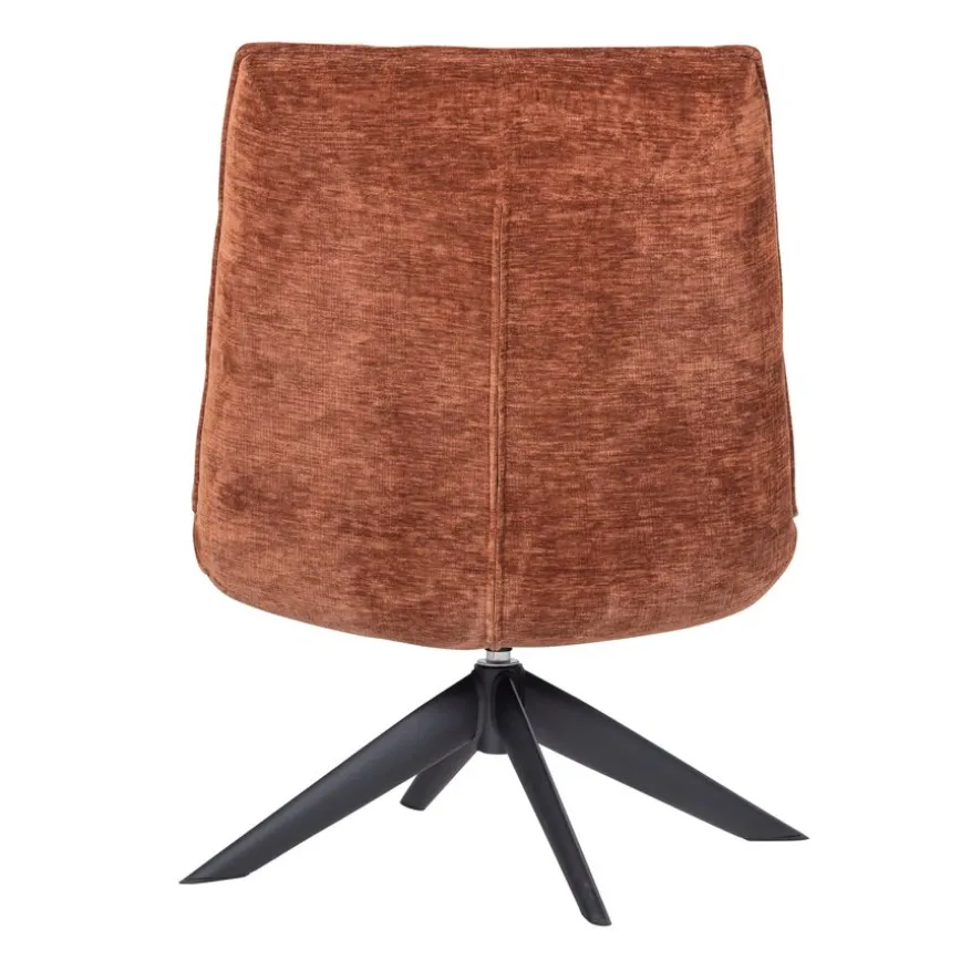 WOOOD Draaifauteuil Jouke Roestbruin