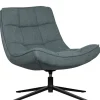 WOOOD Draaifauteuil Maudi Blauw