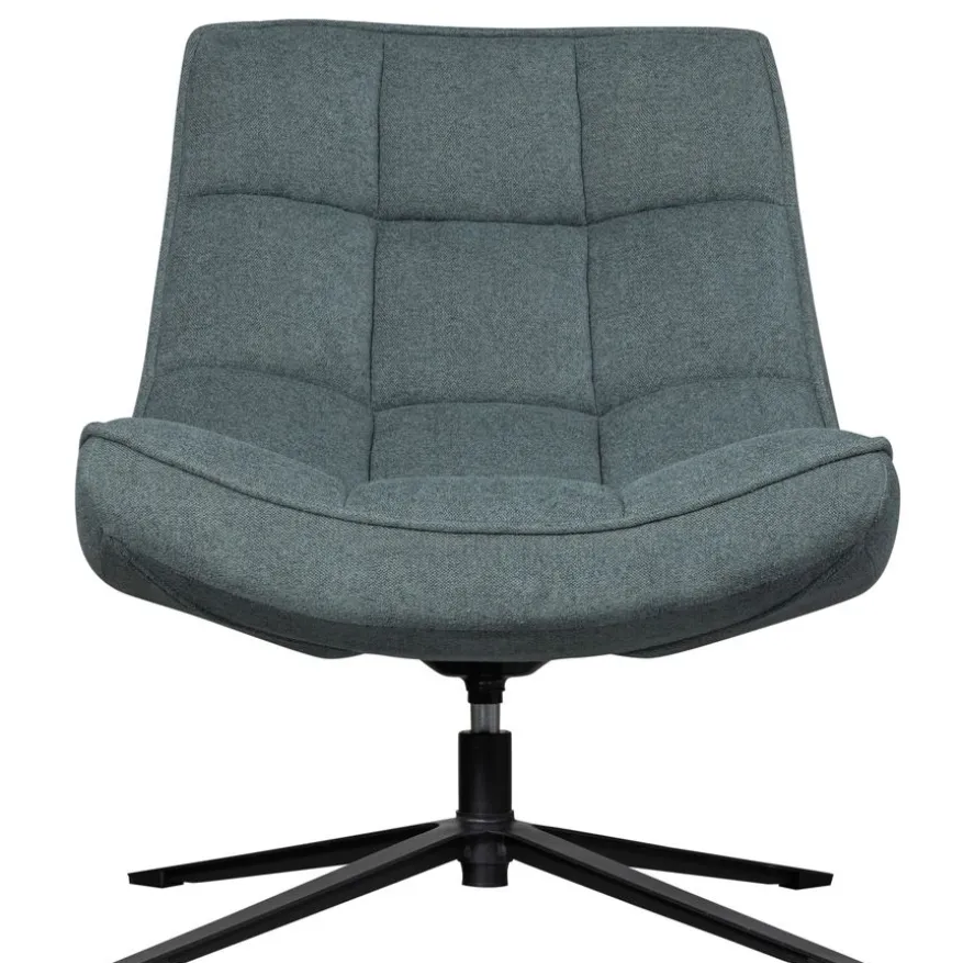 WOOOD Draaifauteuil Maudi Blauw