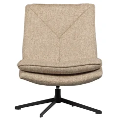 WOOOD Draaifauteuil Milaro Beige