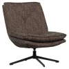 WOOOD Draaifauteuil Milaro Bruin