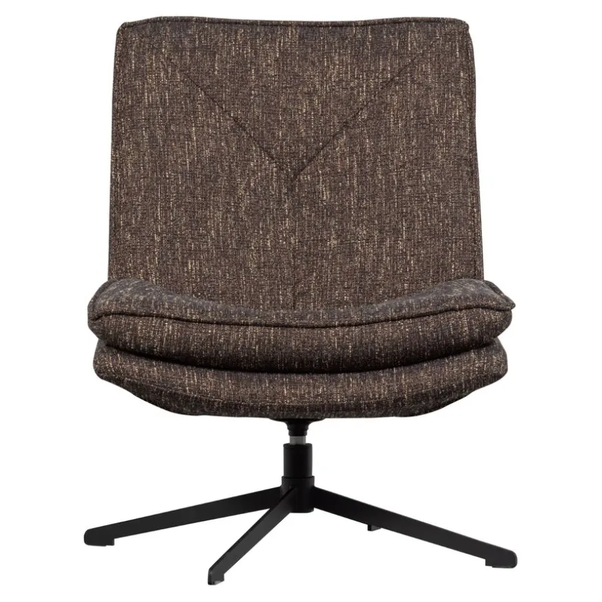 WOOOD Draaifauteuil Milaro Bruin