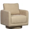 WOOOD Draaifauteuil Oscar Beige