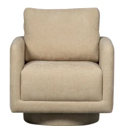 WOOOD Draaifauteuil Oscar Beige