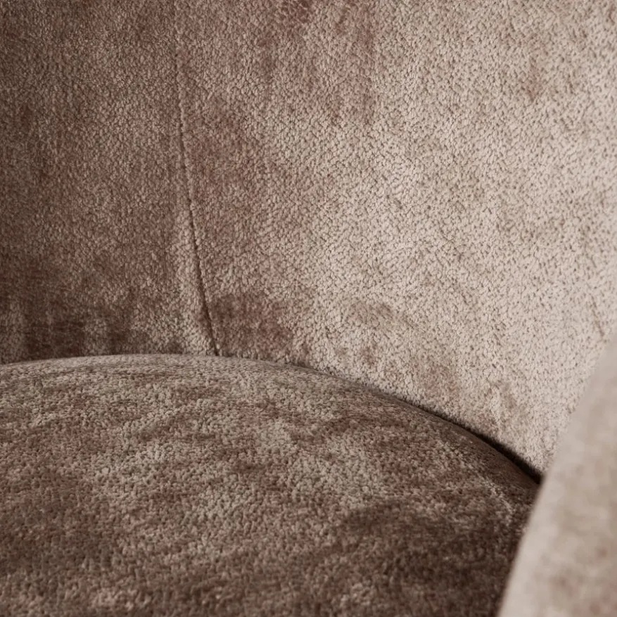 WOOOD Draaifauteuil Popular Taupe
