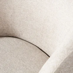 WOOOD Draaifauteuil Serra Crème