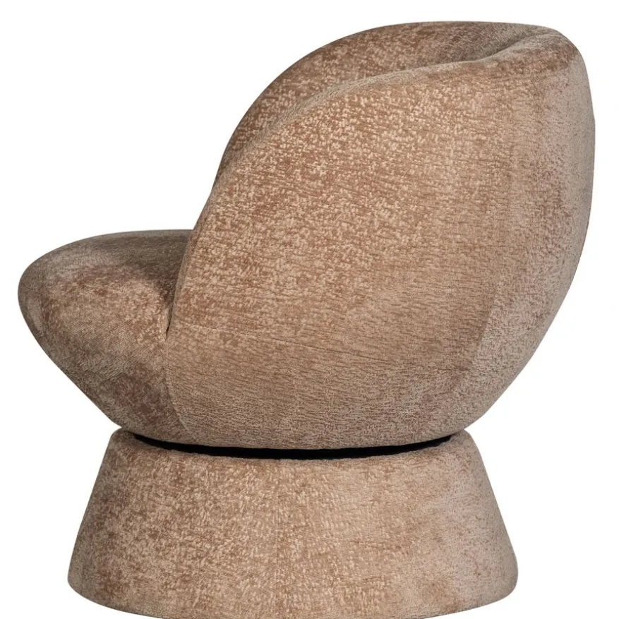 WOOOD Draaifauteuil Shuffle Lichtbruin