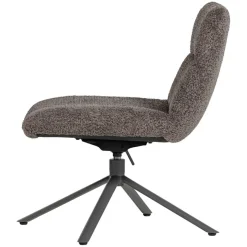WOOOD Draaifauteuil Soren Bruin