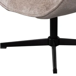 WOOOD Draaifauteuil Wibo Taupe