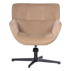 WOOOD Draaifauteuil Wibo Zand