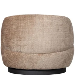 WOOOD Draaifauteuil Woolly Zand