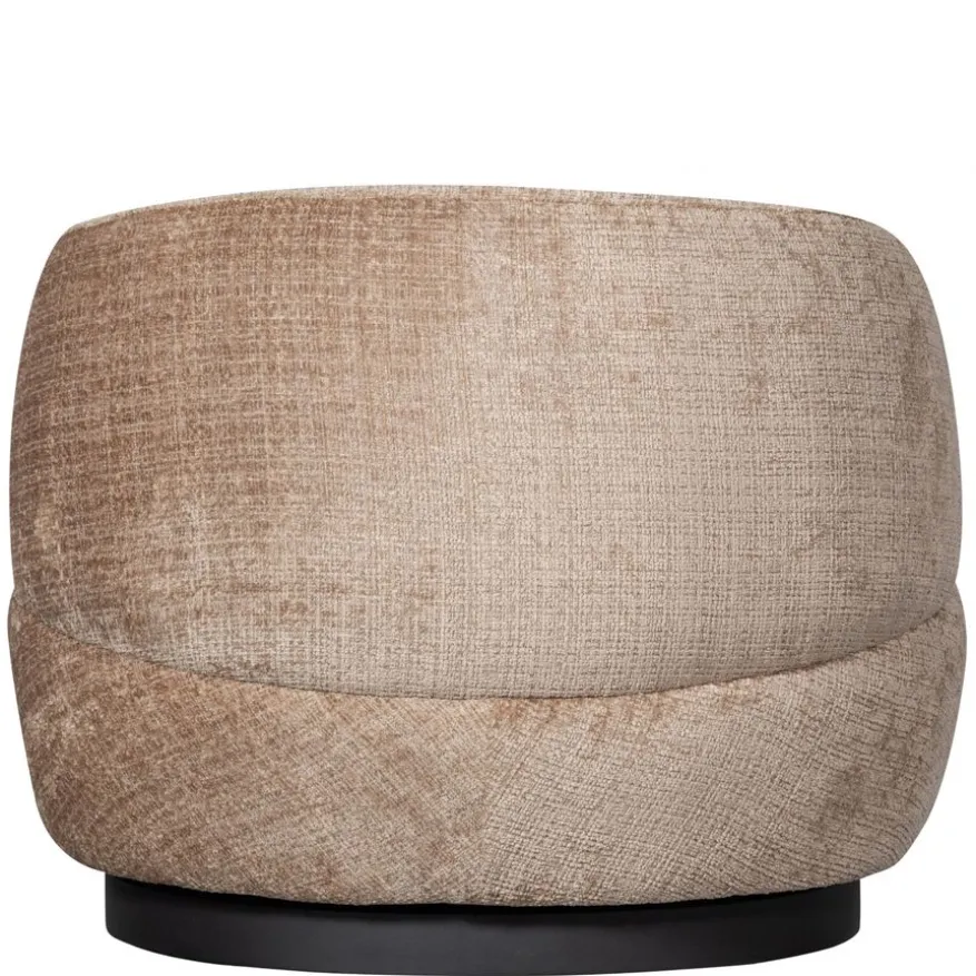 WOOOD Draaifauteuil Woolly Zand