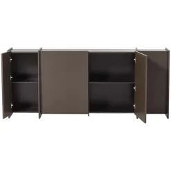 WOOOD Dressoir Brock Middenbruin - 200x85x44 cm