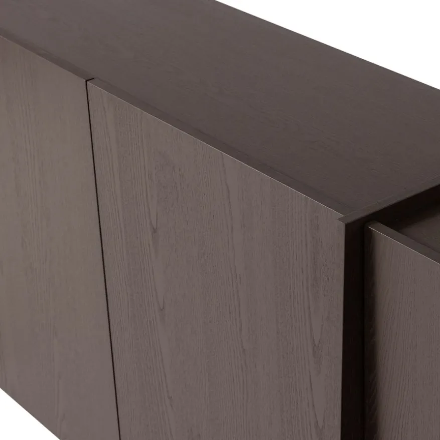 WOOOD Dressoir Brock Middenbruin - 200x85x44 cm