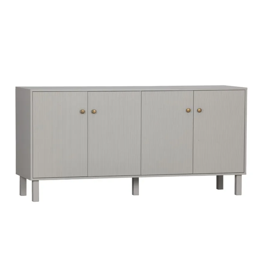 WOOOD Dressoir Madu Grijs - 160x78x46 cm