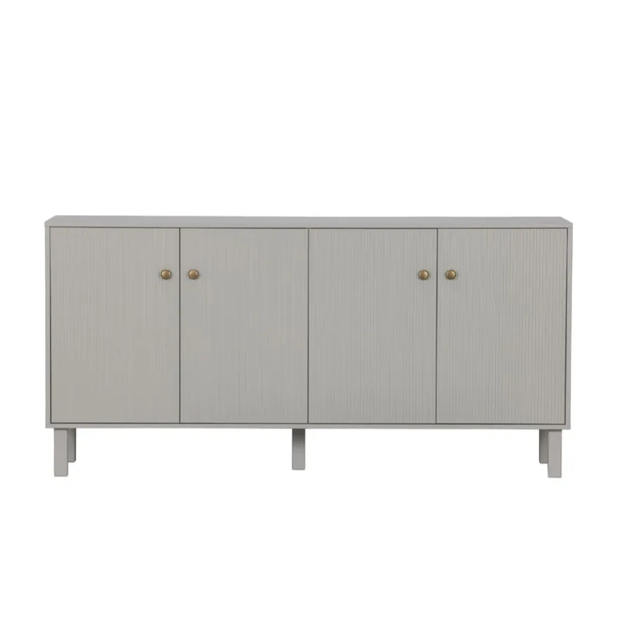 WOOOD Dressoir Madu Grijs - 160x78x46 cm