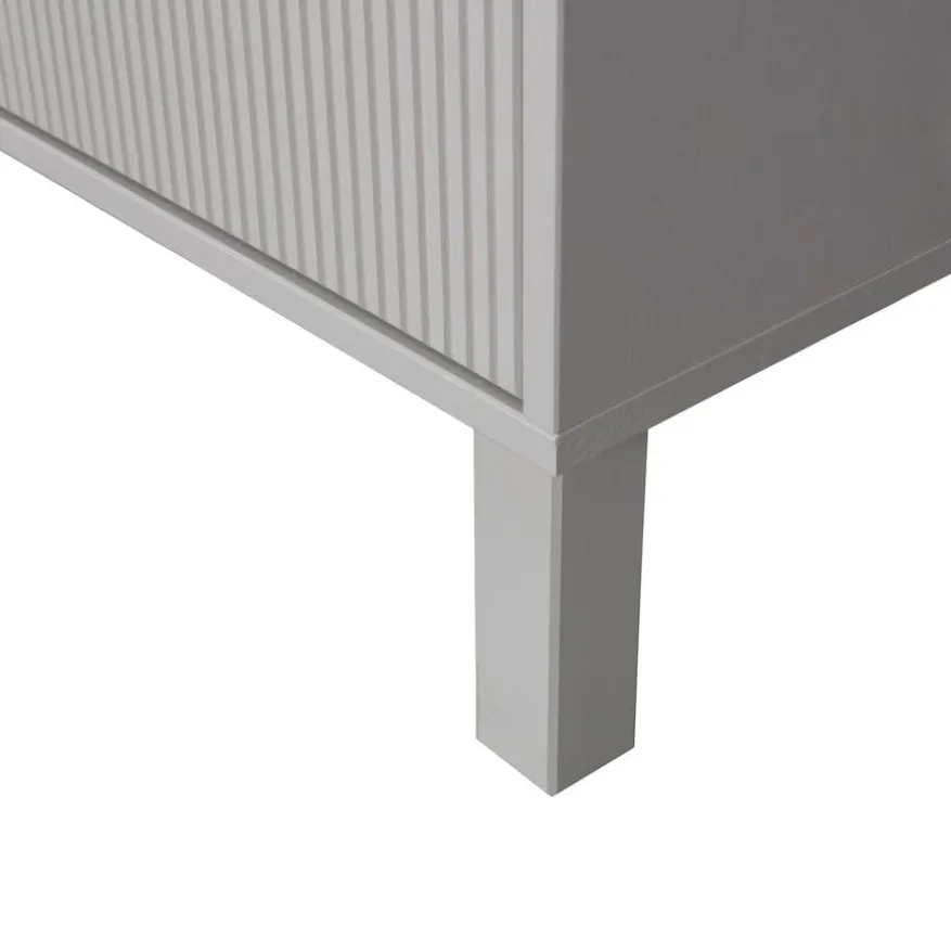 WOOOD Dressoir Madu Grijs - 160x78x46 cm