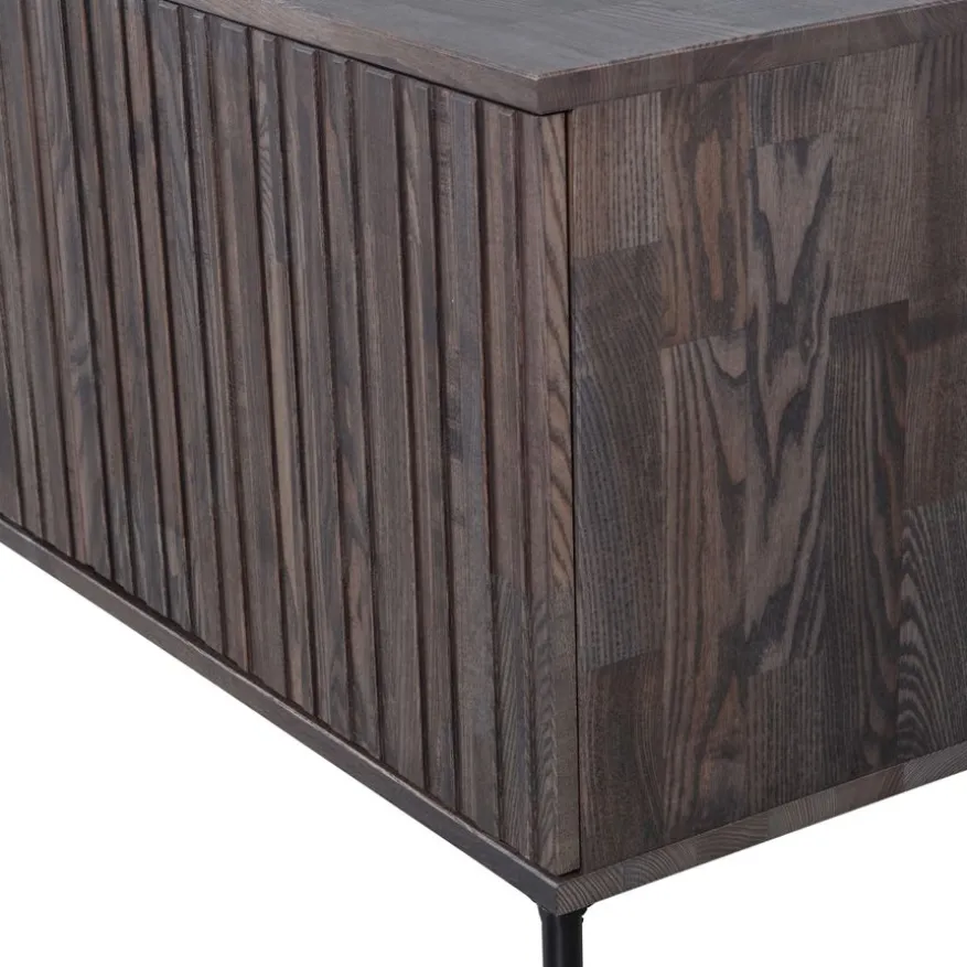 WOOOD Dressoir New Gravure Bruin - 200x85x46 cm