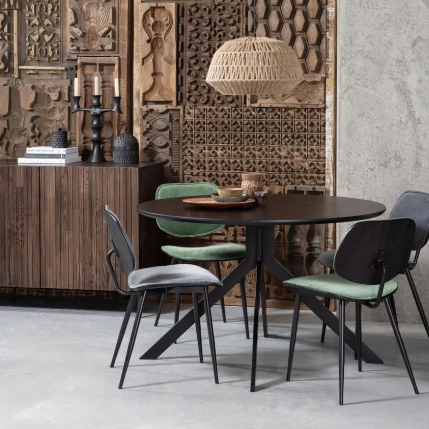 WOOOD Dressoir New Gravure Bruin - 200x85x46 cm