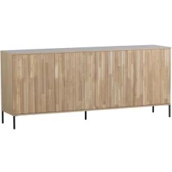 WOOOD Dressoir New Gravure Naturel - 200x85x46 cm