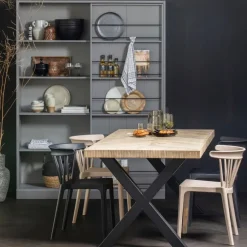WOOOD Eetkamerstoel Bliss Zwart