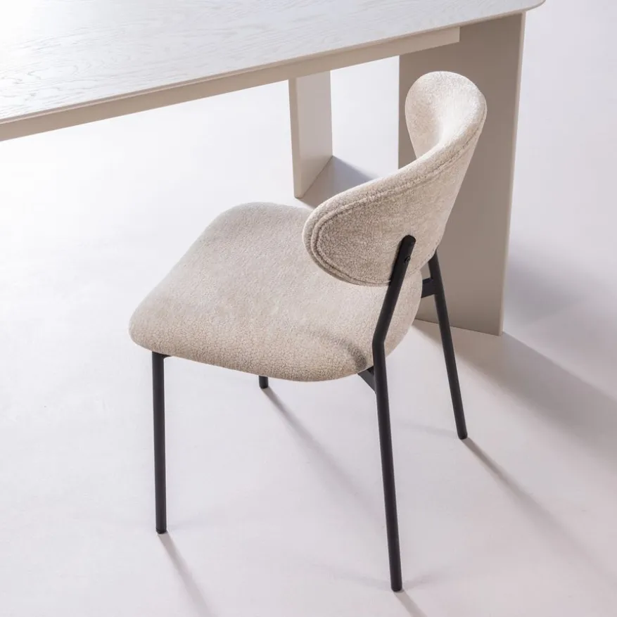 WOOOD Eetkamerstoel Kjeld Beige