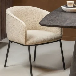 WOOOD Eetkamerstoel Leon Beige