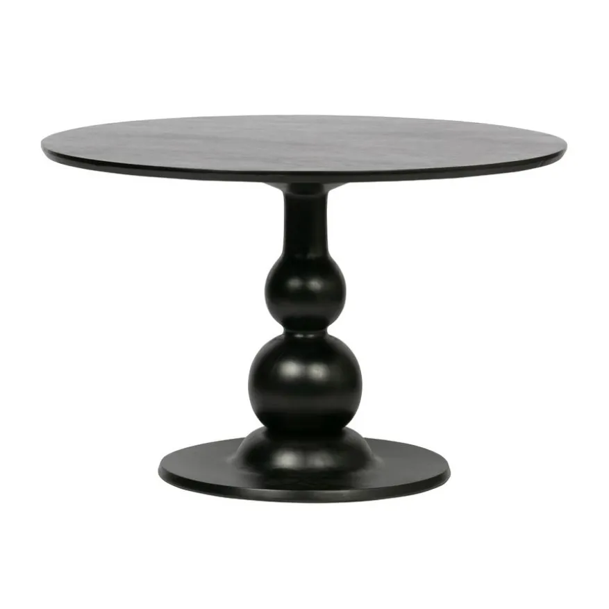 WOOOD Eettafel Blanco Zwart - Ø 120 cm