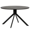 WOOOD Eettafel Bruno Zwart - Ø 120 cm