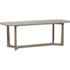 WOOOD Eettafel Ferion Mud - 240x90 cm
