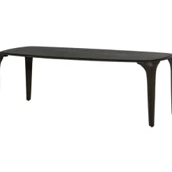 WOOOD Eettafel Fiore Donkerbruin - 230x95 cm