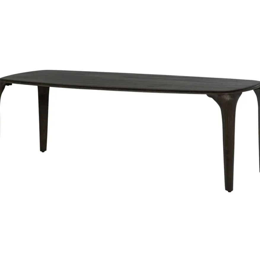 WOOOD Eettafel Fiore Donkerbruin - 230x95 cm