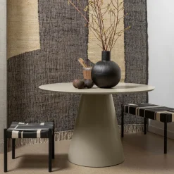 WOOOD Eettafel Jorre Beige - Ø 120 cm