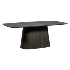 WOOOD Eettafel Leah Donkerbruin - 200x105 cm