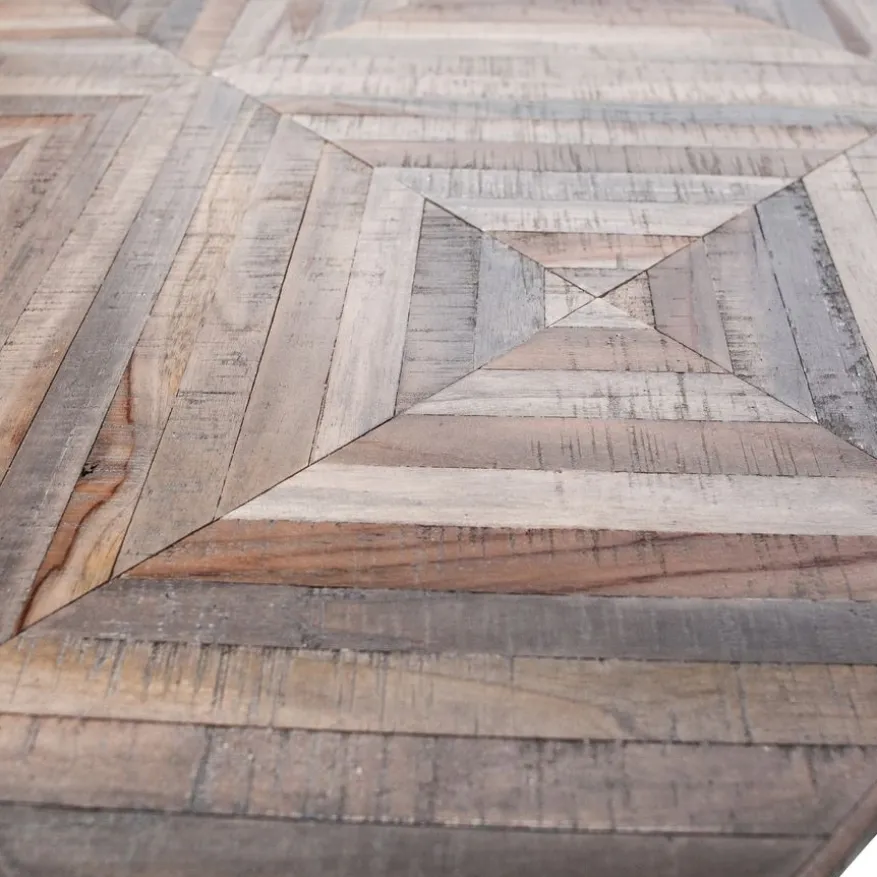 WOOOD Eettafel Rhombic Bruin - 220x90 cm