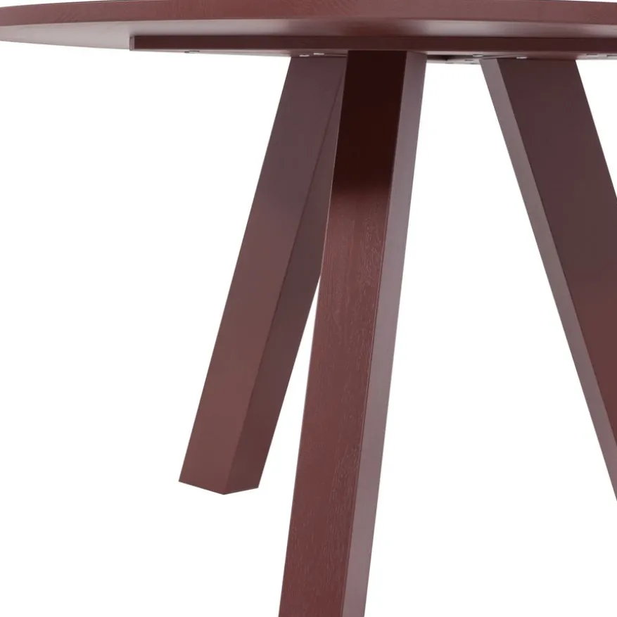 WOOOD Eettafel Rhonda Bordeaux - Ø 129 cm