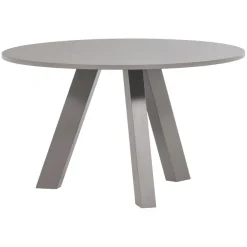 WOOOD Eettafel Rhonda Warm Grijs - Ø 129 cm