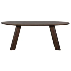 WOOOD Eettafel Roundly Bruin - 200x100 cm