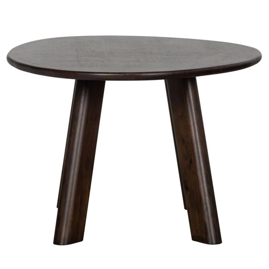 WOOOD Eettafel Roundly Bruin - 160x110 cm