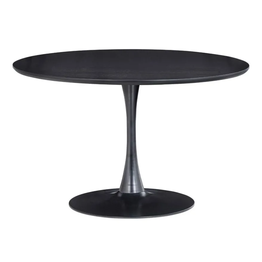 WOOOD Eettafel Sammy Zwart - Ø 120 cm