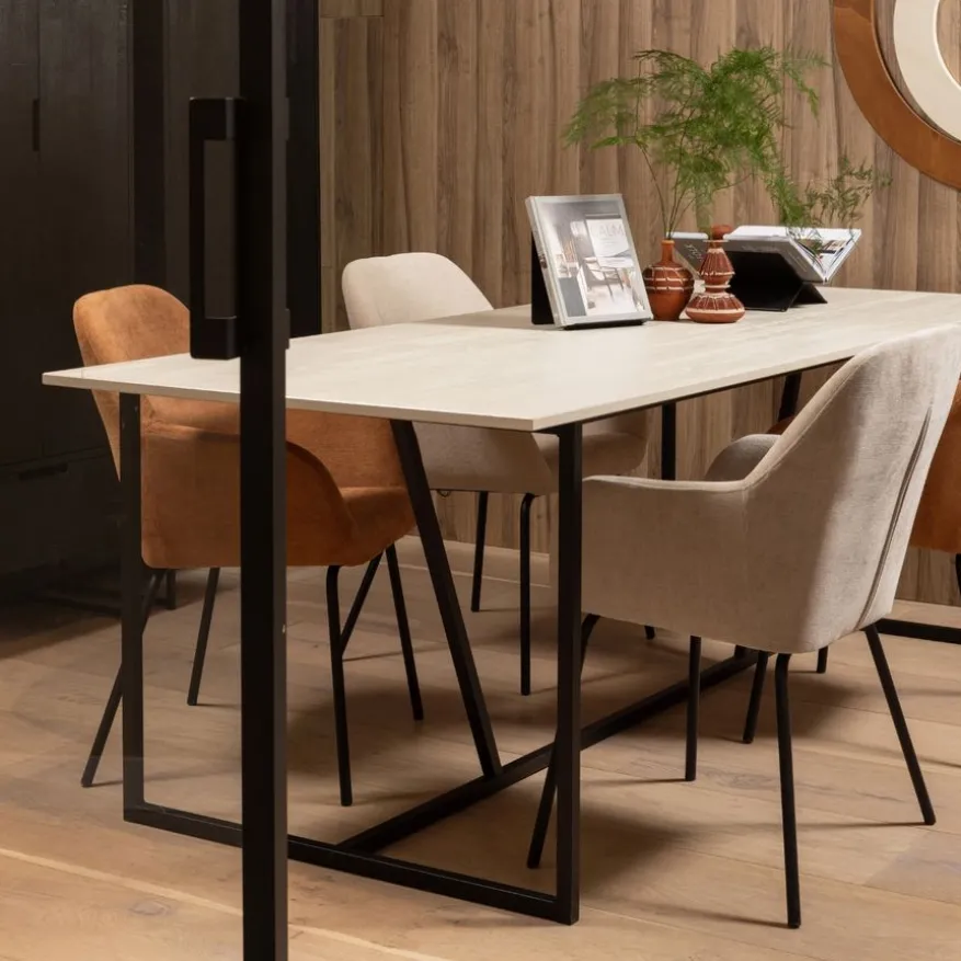 WOOOD Eettafel Silas Dust - 220x90 cm