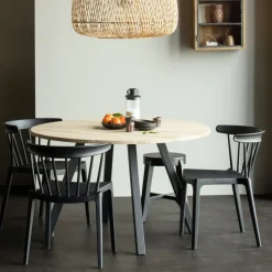 WOOOD Eettafel Tablo Naturel - Ø 120 cm