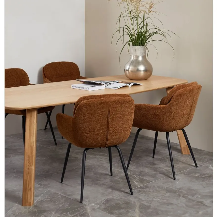 WOOOD Eettafel Tablo Naturel - 220x100 cm