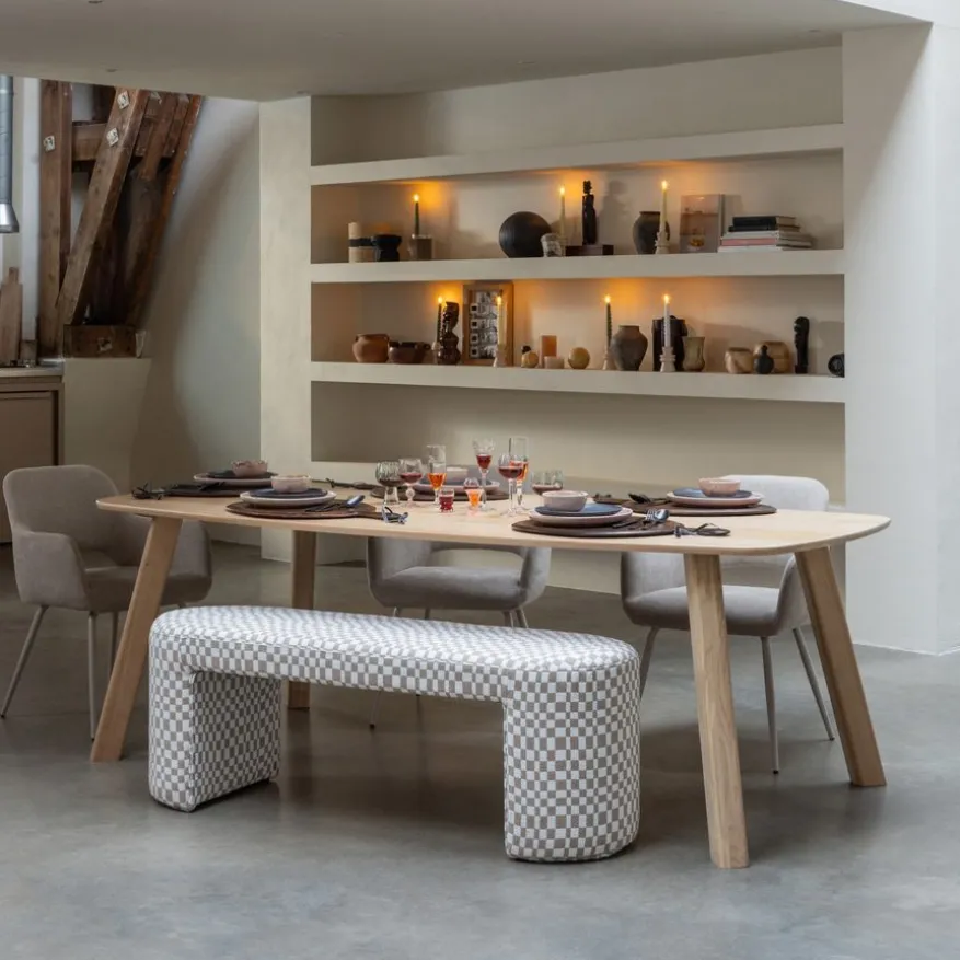 WOOOD Eettafel Tablo Naturel - 220x100 cm