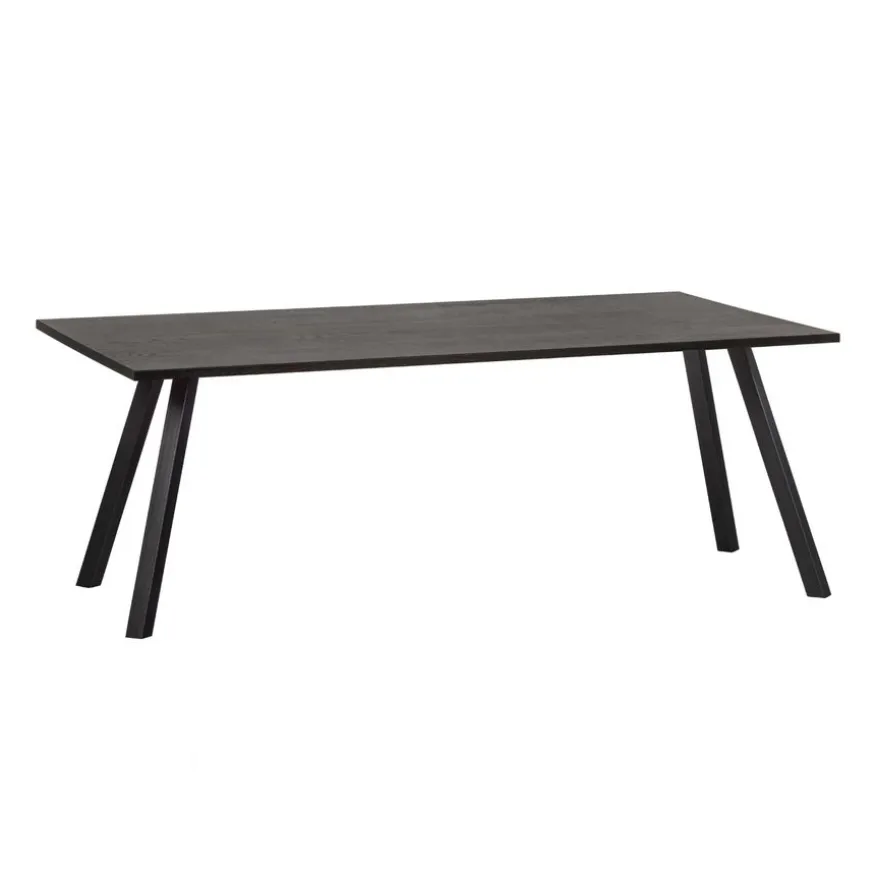 WOOOD Eettafel Tablo Zwart - 160x90 cm